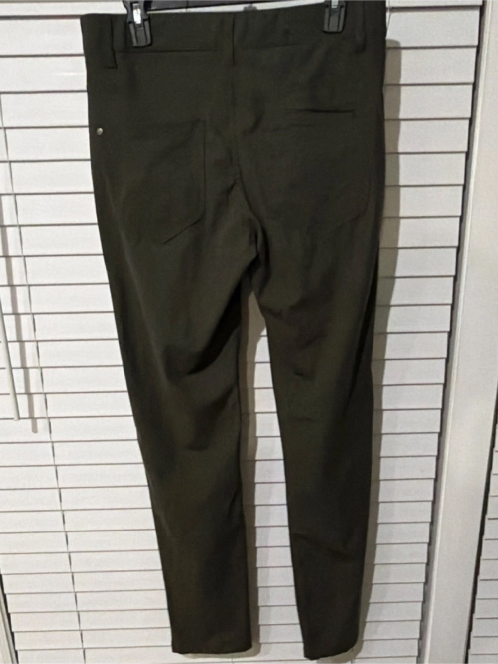 V.G. 1946 Men's Olive Casual Pants Polyester Straight Leg Solid 32